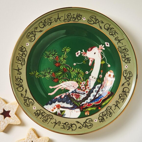 Phannapast Taychamaythakool x Anthropologie Twelve Days of Christmas Six‎ Geese - Picture 1 of 2